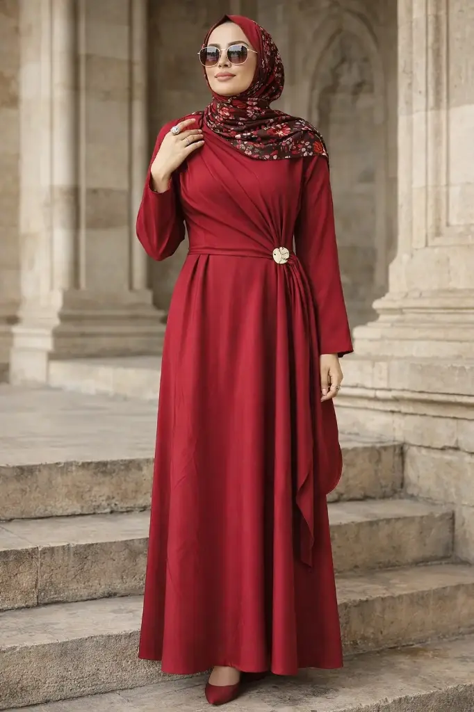 Petal Drape Dress