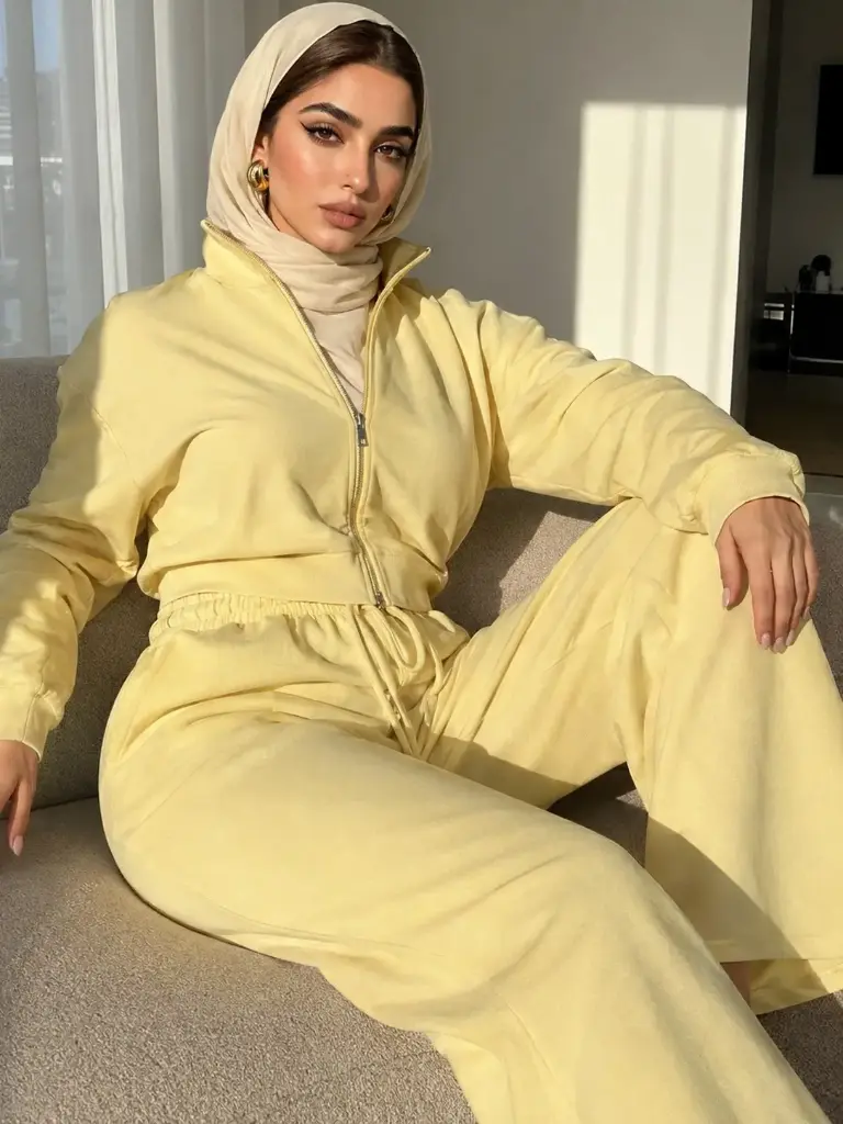 Oysho Batwing Buttercup Lounge Suit