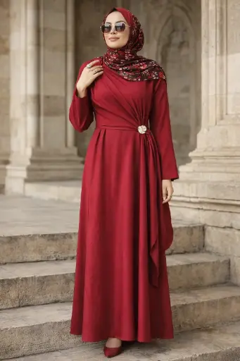 Petal Drape Dress