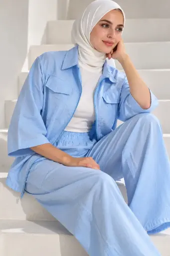 [TKSU039-S26-59] Reyn Zip-Up Set with pocket
